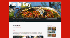 Desktop Screenshot of paellaguy.com